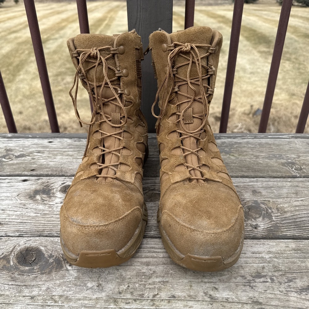 Reebok RB4360 Men's Floatride Energy 8" Tactical Combat ST Boot Coyote 11.5 EUC